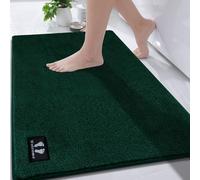 RTBQJ-AT Tapis de bain extra large antidérapant et absorbant pour salle de bain, en microfibre douce, lavable en machine, vert - 120 x 80 cm JY