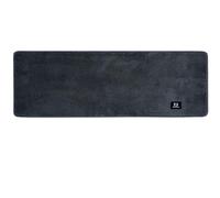RTBQJ-AT Tapis de bain gris foncé antidérapant extra grand en microfibre pour salle de bain, tapis de cuisine, tapis de douche, lavable 40x120cm