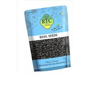 RTC FOODS Basil Seeds 1Kg | Sabja Seeds | Resist Summer Heat | High in Fiber & Omega-3 | Nutritious Superfood for Consuming