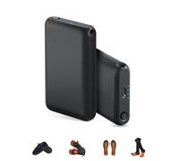 RTDEP 7,4V 2A 3000mAh Batterie, Batterie Externe pour Chaussons Chauffants Équipée d'une Prise DC Femelle de 3,5mm, Power Bank Li-polymère pour Les Réchauffeurs de Pieds, Chaussettes, Écharpes