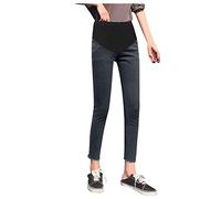 rtdgcv Noir et noir - Taille haute tendance pour femme enceinte - Legging confortable - Pantalon - Comment en quitter, d, XXL
