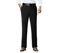 rtdgcv Pantalon de costume homme noir pantalon de loisirs pour quatre saisons, taille élastique, pantalon ample, pantalon business droit, pantalon infroissable pantalon homme stretch coupe droite,