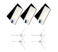 RTDMND Accessoires for Aspirateur. Brosse De Bordure, Filtre HEPA, Compatible for Tefal Rowenta Explorer 20 40 50 75 RG7687/RR7687WH Series, Pièces De Rechange(Set a)