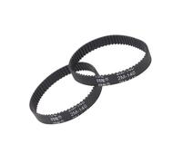 RTDMND Lot de 2 Courroies de Distribution 2GT/2M for périmètre 140 142 150 160 180 mm de Largeur 6 mm, pièce de Rechange for convoyeur synchrone for aspirateur(2M-140-6)