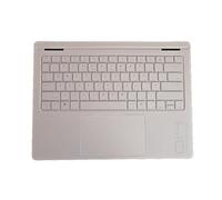 RTDPART Clavier avec Repose-Poignets pour Ordinateur Portable pour HP OMEN Transcend 14-FB0000 N84273-001 avec rétroéclairage RVB et pavé Tactile, États-Unis, Blanc