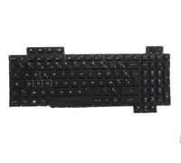 RTDPART Clavier d'ordinateur Portable pour ASUS ROG Strix Scar GL703 GL703G GL703GS GL703GM Noir sans Cadre avec rétroéclairage V170146BK1 FR 0KN1-3L1FR11 0KNB0-661BFR00 AEB9BF00010 Français FR