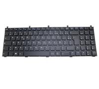 RTDPART Clavier d'ordinateur Portable pour CLEVO W258HUQ-C W25ABL W25ABZ W25ACU W25ACZ W25AEF W25AEG W25AEL W25AEN W25AES W25AEU W25AEZ W25AHSQ W25CEV France FR sans Cadre
