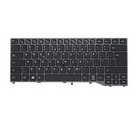 RTDPART Clavier d'ordinateur Portable pour Fujitsu LifeBook E4411, E5410, E5411 (5E14A1) 5E14A2 Anglais US Big Enter Noir avec Pointage sans Rétroéclairage Neuf