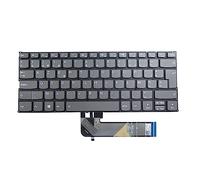 RTDPART Clavier d'ordinateur Portable pour Lenovo Ideapad 530S-14ARR 530S-14IKB 530S-15IKB Belgique BE avec rétro-éclairé Gris Nouveau