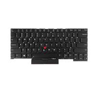 RTDPART Clavier d'ordinateur Portable pour Lenovo ThinkPad E490S, Anglais US, Noir, Boutons Gauche et Droit, Neuf