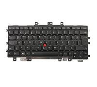 RTDpart Clavier d'ordinateur portable pour Lenovo ThinkPad Helix Gen 2 20CG 20CH pour Ultrabook Pro Dock Turkey TR 00UR027 00UR065 00JT612 00JT652 Noir