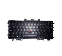 RTDpart Clavier d'ordinateur portable pour Lenovo ThinkPad Helix Gen 2 20CG 20CH Ultrabook Pro Dock Danish DM 00JT593 00JT633 00UR09 00UR047 Noir