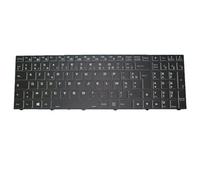RTDPART Clavier d'ordinateur Portable pour MEDION ERAZER Deputy P30 MD62446 MD62473 NP50PNP-M Noir avec Cadre avec Rétroéclairé France FR