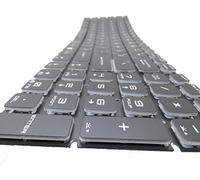 RTDPART Clavier d'ordinateur Portable pour MSI GS70 GS60 GT72 2PC 2PE 6QF GT72VR GT73VR 6RD 6RE PE60 PE70 PE72 PX60 V143422AK États-Unis sans Cadre et Clavier Cristal