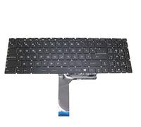 RTDPART Clavier d'Ordinateur Portable pour MSI GS70 GS60 GT72 GT62 Ensemble V143422AK UK Royaume-Uni sans Cadre