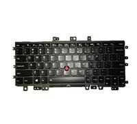 RTDPART Clavier pour Ordinateur Portable Lenovo ThinkPad Helix Gen 2 20CG 20CH Ultrabook Pro Dock English US 00JT584 6M.4EOKB.001 00JT624 6M.4EOKB.074 00UR038 00UR000 Noir