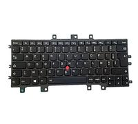 RTDpart Clavier pour ordinateur portable Lenovo ThinkPad Helix Gen 2 20CG 20CH Ultrabook Pro Dock France FR 00JT595 00JT635 00UR011 00UR049 Noir