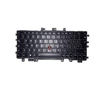 RTDPART Clavier pour Ordinateur Portable Lenovo ThinkPad Helix Gen 2 20CG 20CH Ultrabook Pro Dock Italie IT 00JT601 00JT641 00UR017 00UR055 Noir