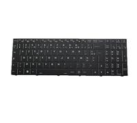 RTDPART Clavier pour Ordinateur Portable pour KEYNUX Widea XKM-G avec Cadre Nouveau Noir avec rétro-éclairé France FR