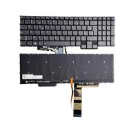 RTDPART Clavier pour Ordinateur Portable pour Lenovo Yoga Slim 7 Pro 16ACH6 82QQ (France) avec rétroéclairage Gris, Neuf