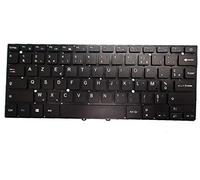 RTDPART Clavier pour Ordinateur Portable pour Thomson NEOX13C NEOX13C-4BK32N France FR Noir sans Cadre