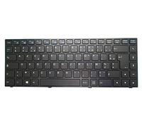 RTDPART Clavier rétro-éclairé pour Ordinateur Portable pour Axxiv Serius 13S23 13S24 Serius 14S02 Serius 13S23-W10H64 13S23-W10P64 Français FR Black Cadre Noir
