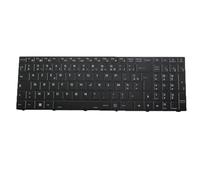 RTDPART Clavier rétroéclairé pour Ordinateur pour Metabox Alpha-S NP50PNP, NP50RNB, NP50RNJS, NP70RNB, NP70RNC, NP70RNJS, Noir, français, avec Cadre, Neuf