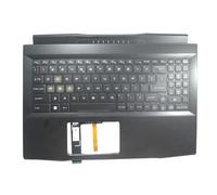 RTDPART Clavier rétroéclairé RVB 4 Zones pour Ordinateur pour MSI Katana 15 (B12U, B12UCXK, B12V, B12VGK, B12VFK, B12VEK, B13U, B13UDXK, B13V, B13VFK, B13VEK, B13VGK), Noir, sans pavé Tactile, Neuf
