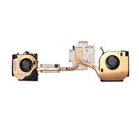 RTDPART Ordinateur Portable GPU CPU Ventilateur et dissipateur Thermique pour Lenovo ThinkPad P52 (Type 20M9, 20MA) 01HY783 01HY784 N18E Nouveau