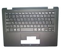 RTDPART Ordinateur Portable PalmRest et Clavier pour MEDION AKOYA E2221T MD60428 MD60490 MD6068 MD60692 MD60693 MD60687 MD60685 MD60689 MD60690 MD60691 Coque C Noire avec France FR Clavier