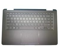 RTDPART Palmrest & Clavier pour Ordinateur Portable Samsung NP750XBE NT750XBE 750XBE Corée KR BA97-10539A avec pavé Tactile