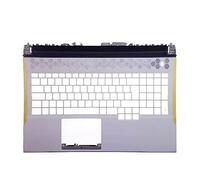 RTDPART Repose-Poignets pour Ordinateur Portable pour Alienware M17 R4 0V0P27 V0P27 GDR71 UK Mise en Page Blanc Majuscule Nouveau