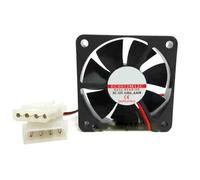 RTDPART Ventilateur de Refroidissement EC6015M12C DC12V 0.08A 0.96W 60 * 60 * 15MM 4PIN Nouveau