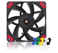 RTDPART Ventilateur de Refroidissement pour Noctua NF-A12x15 PWM chromax.Black.Swap DC12V 0.13A 1.56W 1850RPM 120 * 120 * 15mm 4Pin Neuf