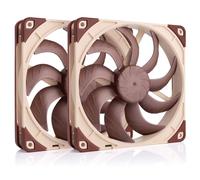 RTDPART Ventilateur de Refroidissement pour Noctua NF-A14x25 G2 PWM Sx2-PP DC12V 0,19A 2,28W 1500 TR/Min 140 * 140 * 25 mm 4 Broches (Neuf)