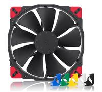 RTDPART Ventilateur de Refroidissement pour Noctua NF-A20 PWM chromax.Black.Swap DC12V 0.08A 0.96W 800RPM 200 * 200 * 30mm 4Pin Neuf