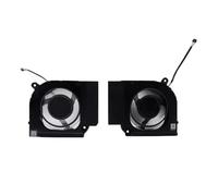 RTDPART Ventilateur pour processeur et Carte Graphique d'ordinateur Portable pour Acer Predator Helios 18 PH18-72, Noir, pales métalliques Neuves