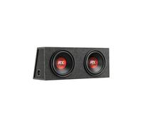 MTX Audio Caisson de basses RTE12x2DV double 30 cm 700 W pour automobile Gris