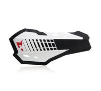 RTECH Déflecteurs HP2 + Kit Montage Guidon Universel Blanc Moto Cross Enduro