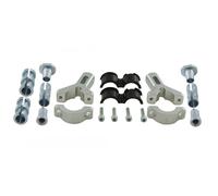 Rtech Kit fixation pour protège-mains Vertigo Ø28,6 mm fixe Noir/Argenté