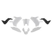 RTECH Kit plastique carénages compatibles avec Yamaha Tenir 700 2019-2024 Set Racetech Blanc/Noir