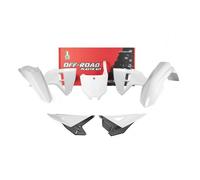 RTECH Plastic Kit 5 Piece Honda Replica White Black Crf 25..-R-KITCRF-BN0-625