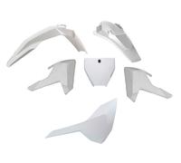 Rtech Plastikkit S'adapte À Husqvarna FC TC 125 250 350 450 16-18 Blanc