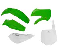 Rtech Plastikkit S'adapte À Kawasaki KX 65 Ab01 Vert/Blanc