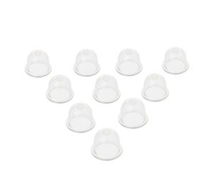 Rtengtunn 10 pièces Carburateur Pièces Carburant Amorce Ampoule Pompe Cap pour Tronçonneuse Souffleur Tondeuse