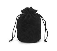 Rtengtunn Dungeons and Dragons Velvet Dice Bag Bijoux Emballage Sac de Cordon Jeu de société - Black