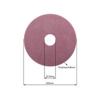 Rtengtunn Meuleuse de Diamant de Taille-chaîne électrique pour tronçonneuse 98/105 / 145mm d'épaisseur Coupe 3.2/4.5mm de Bord et chaîne de Polissage Dents de scie - 105X22.2X4.8mm