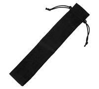 Rtengtunn Pochette Pliante pour Ventilateur, Style De Calligraphie Chinoise Décoratif Pliant Ventilateur À Main Sac Anti-Poussière Titulaire Protecteur Pochette Étui Couverture Cadeaux - Noir