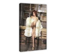 RTFDS Mylene Farmer Poster Art Couverture sur toile Poster Décoration de chambre à coucher Paysage sportif Décoration de chambre à coucher, bureau, Cadeau, 20 x 30 cm
