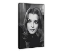 RTFDS Poster sur toile avec actrices autrichiennes Romy Schneider - Décoration murale pour salon, chambre à coucher - 30 x 45 cm